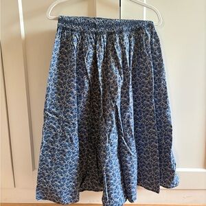 XS (S) LOFT brand Blue Maxi Skirt